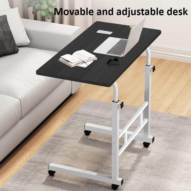 Tablet Lap Desk - Bureau de chevet avec roulettes universelles,