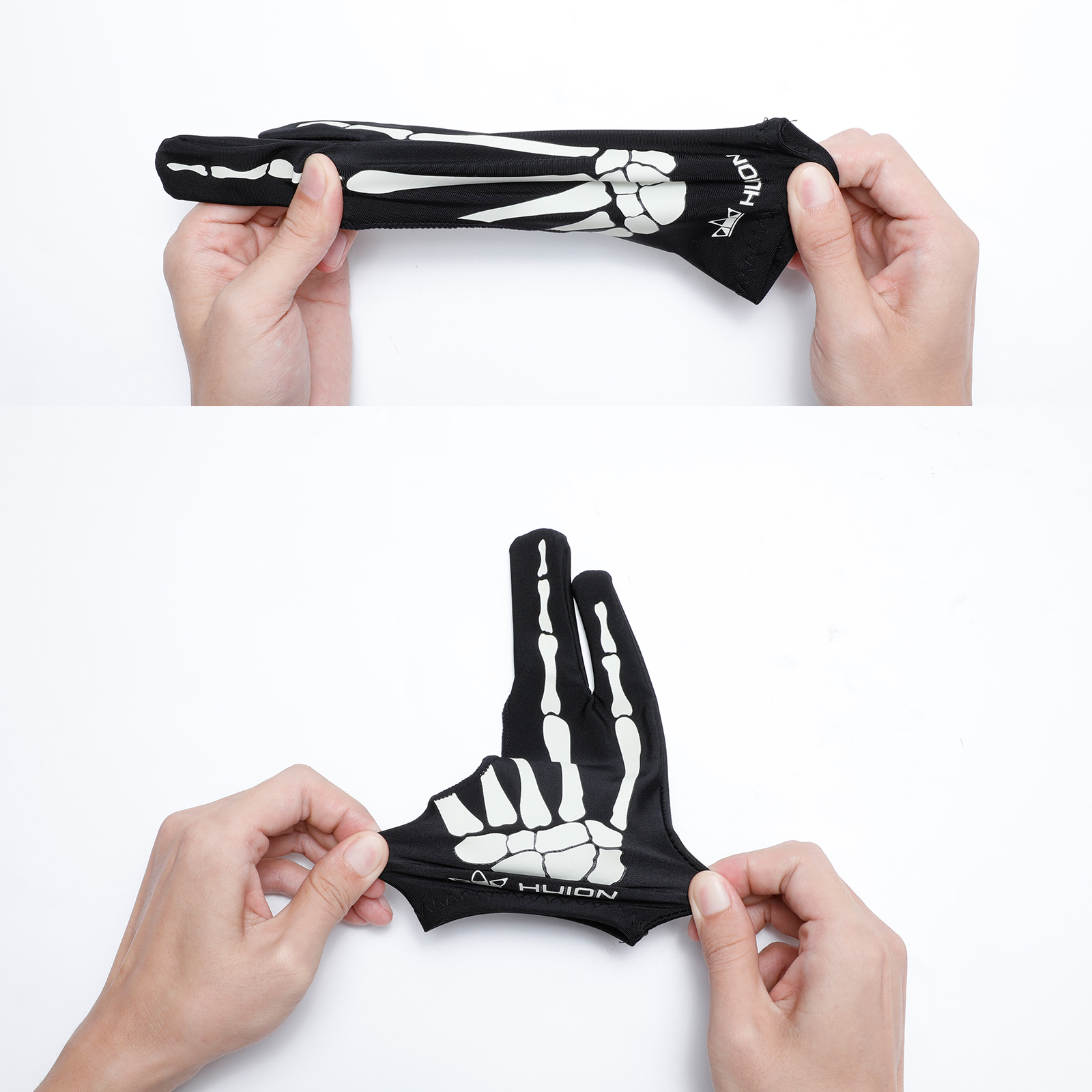 Gant squelette Huion gant d'ar - Drawing Glove Artist avis et prix