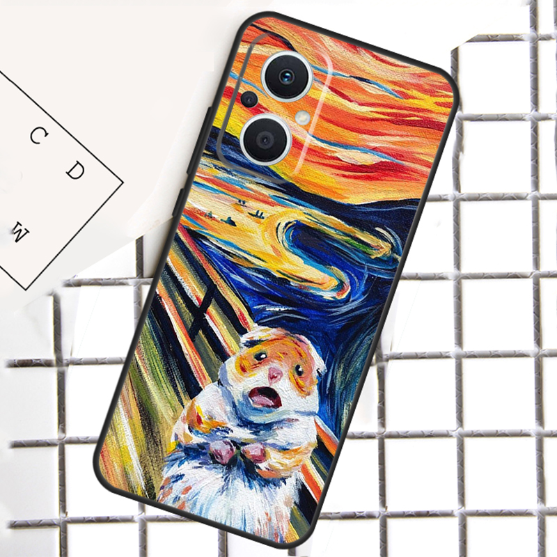 Coque à motif de hamster pour  - Oppo Reno 12 avis et prix